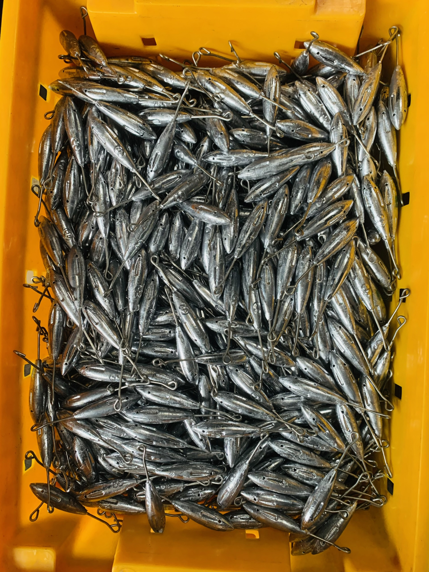 Types of net lead, fishing lead